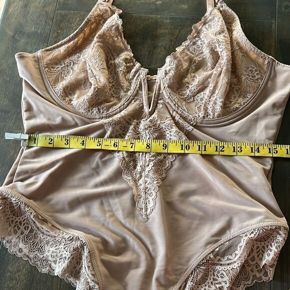 Popilush Lace Shapewear Bodysuit Tummy Control Backless V Neck Thongs Sh… - Picture 13 of 15